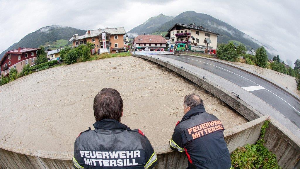 Hochwasser in Mittersill