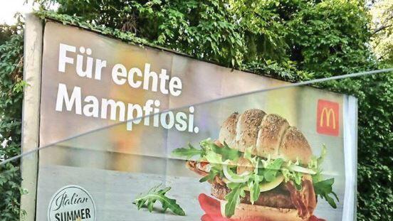 McDonald's: "Für echte Mampfiosi"