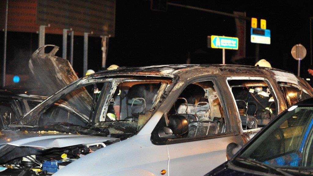 KFZ-Brand in Haid