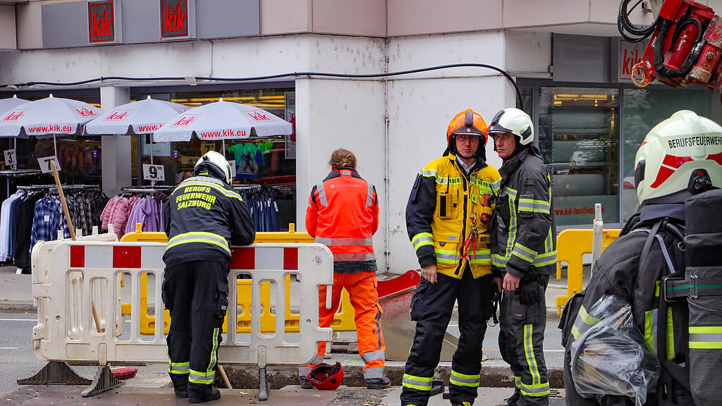 Gasleitung in Salzburg-Lehen beschädigt