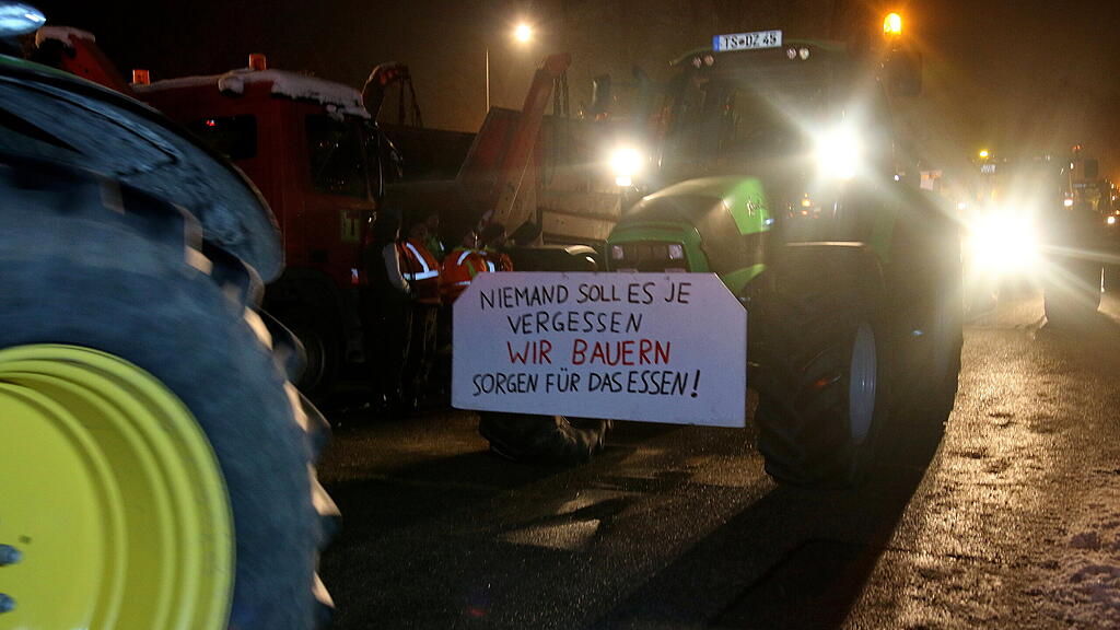 Bauernproteste, Demonstration in Bad Reichenhall