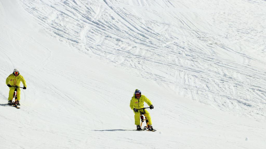 Snowbike-Rekordversuch in Obertauern