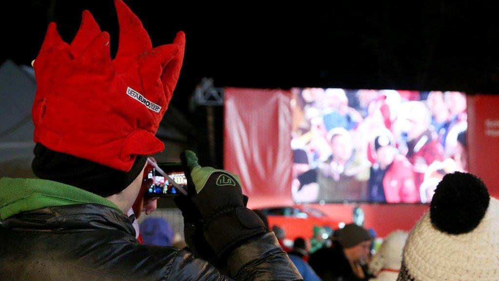 Promis bei Ski-WM-Eröffnung