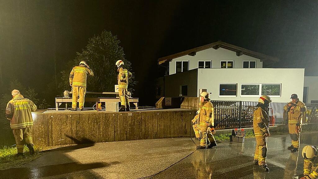 Hochwasser. Starkregen