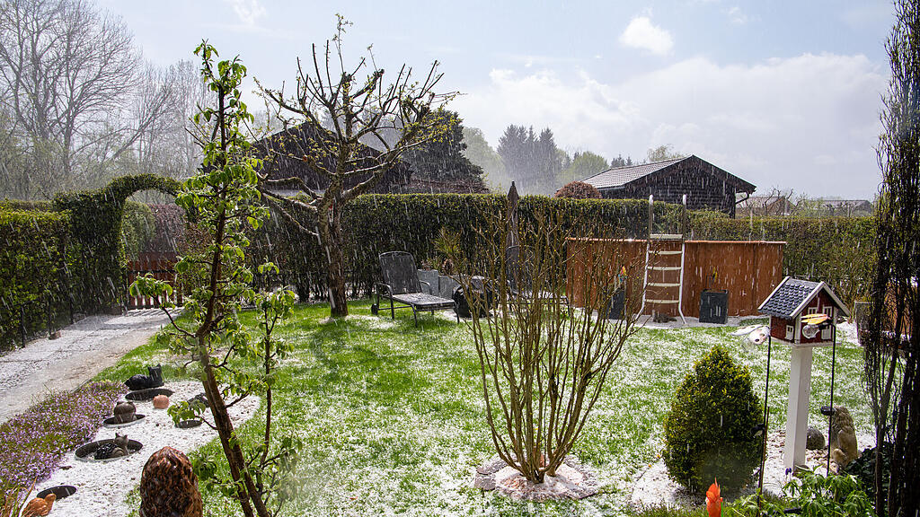 Hagel in Salzburg