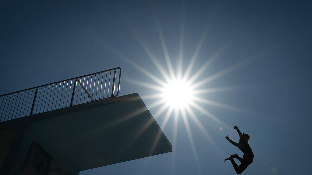 Die Sonne zeigte ihre ganze Kraft