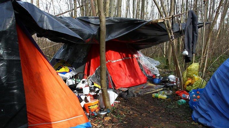 Illegales Zeltlager