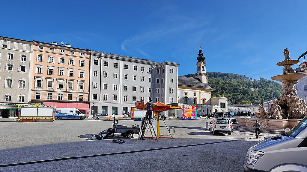 Rupertikirtag 2020, Aufbau
