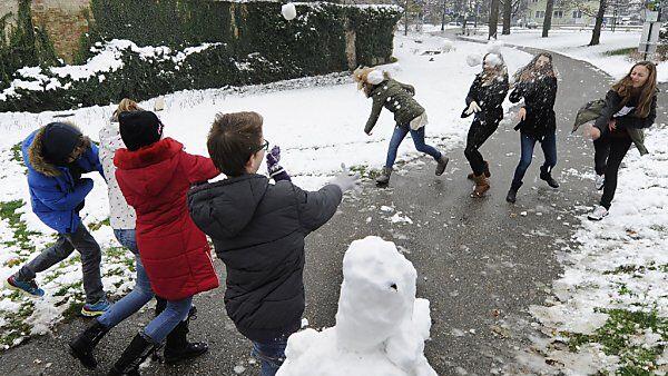Schnee auch im Osten Österreichs