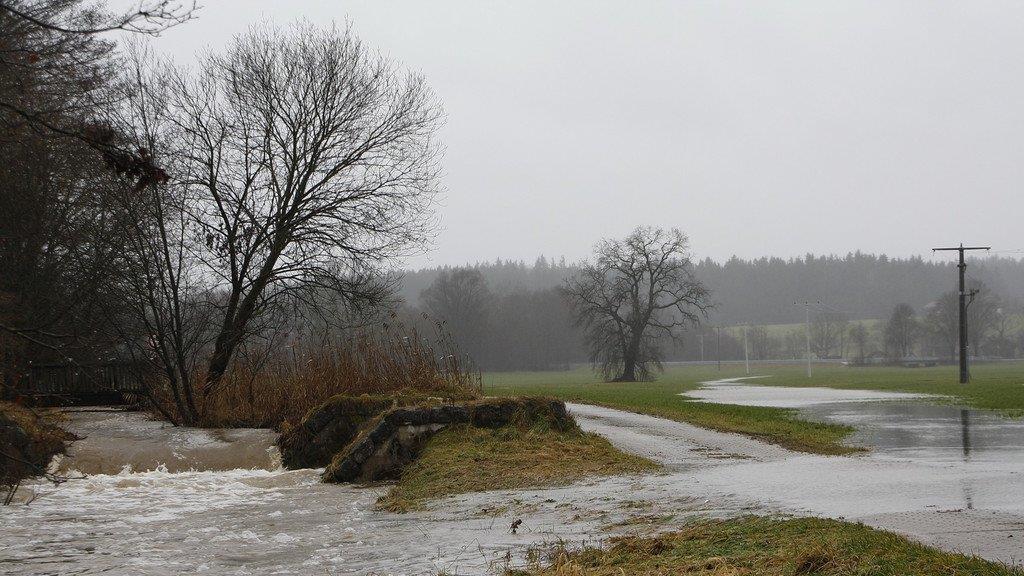 Hochwasser in Petting
