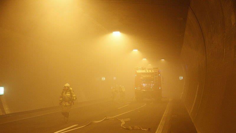 Großübung im Katschbergtunnel