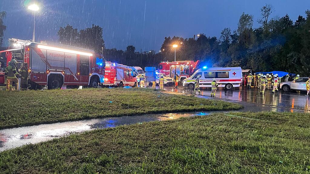 Unfall mit mehreren Verletzten in Bergheim