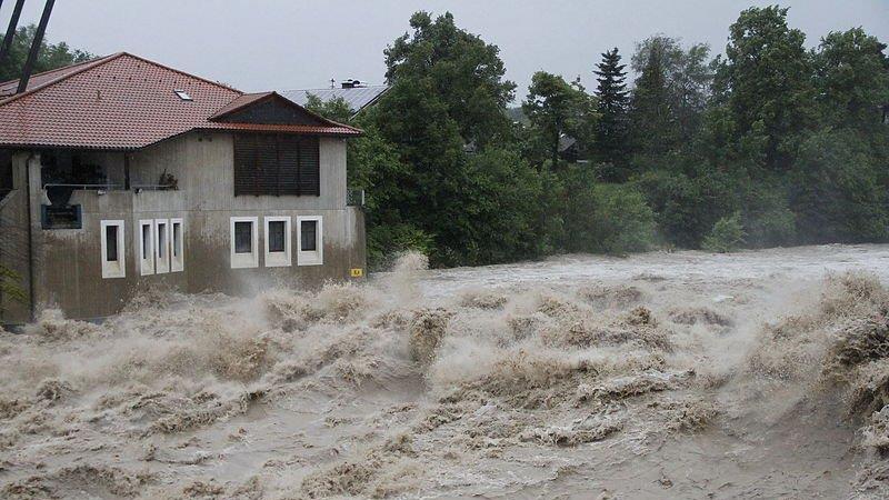 Hochwasser in Freilassing