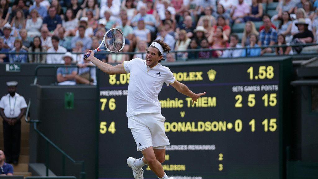 Thiem vs. Donaldson Wimbledon 2017