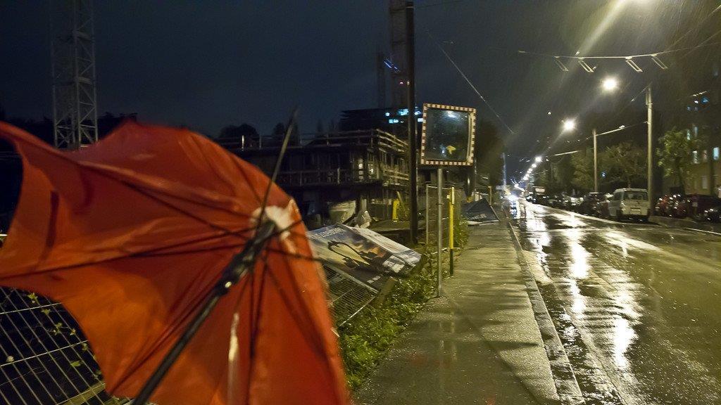 Sturm über Salzburg: Einsätze in der Stadt Salzburg