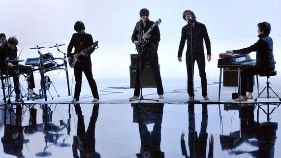 Mando Diao gastieren live in Wien bei den Amadeus Awards.