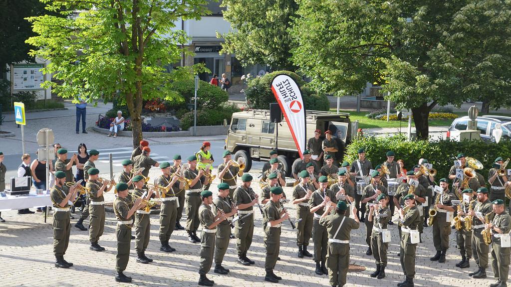 Militärmusik in St. Johann
