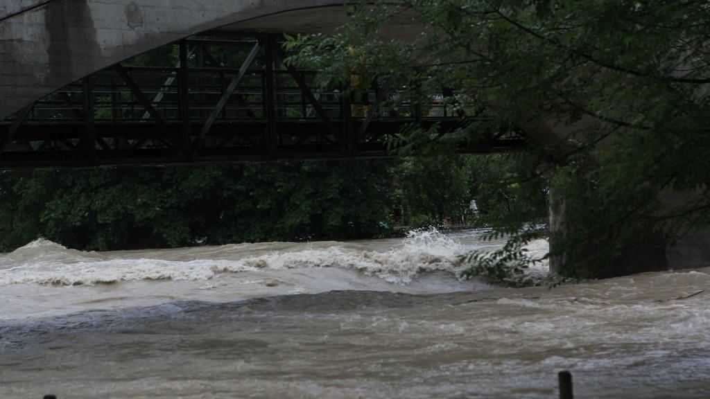 Hochwasser in Trostberg
