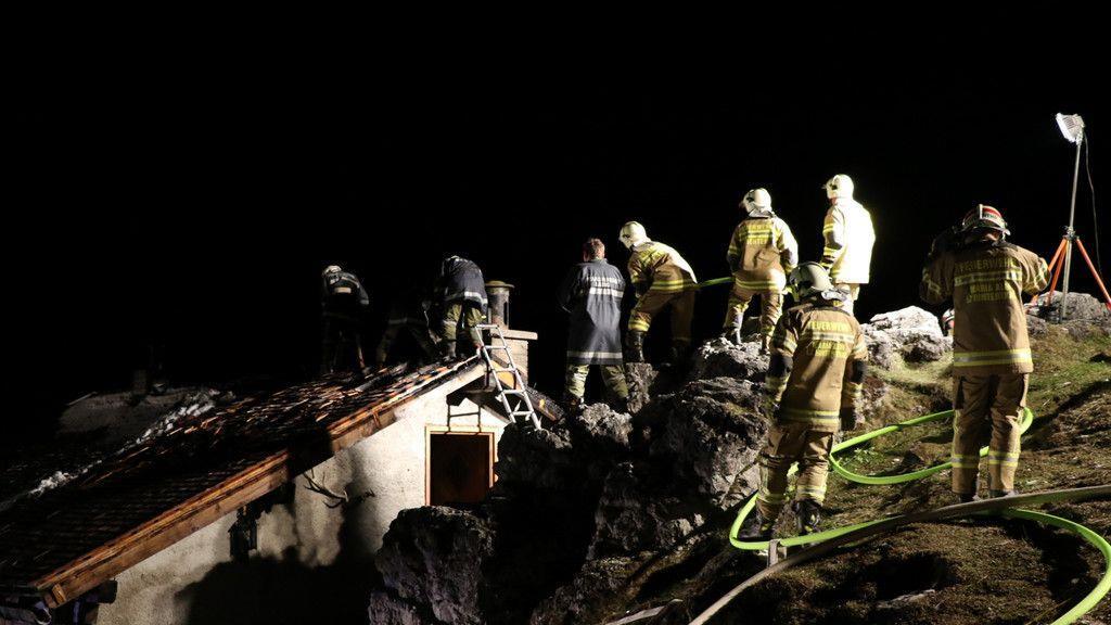 Großeinsatz in Dienten