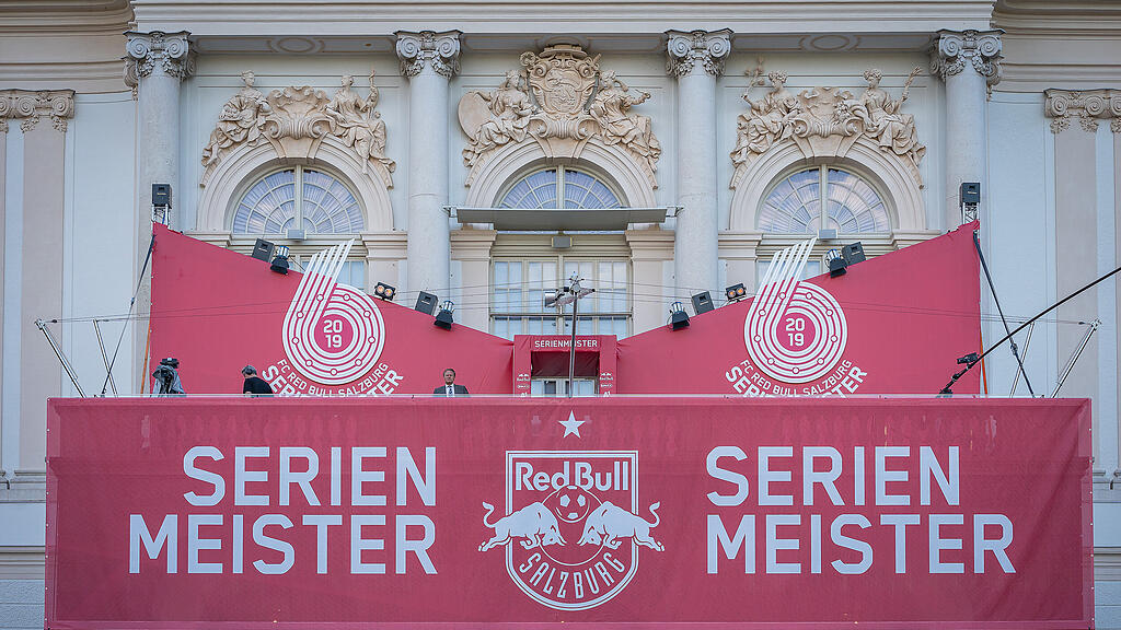 Red Bull Salzburgs Meisterfeier I