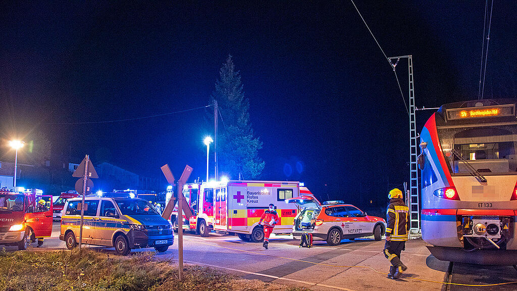 Pkw vs Zug in Bischofswiesen