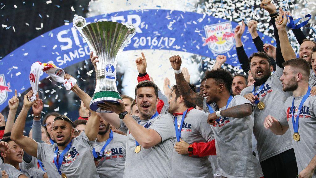 Red Bull Salzburg feiert historisches Quadruple-Double