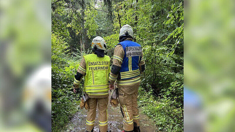 Überflutung in Oberndorf