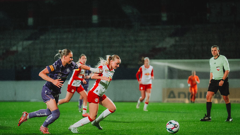 Frauen-Bundesliga: Austria Wien gegen Red Bull Salzburg