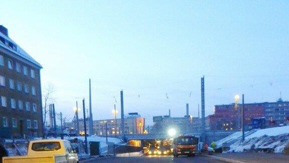 Letzte Arbeiten am Nelböckviadukt