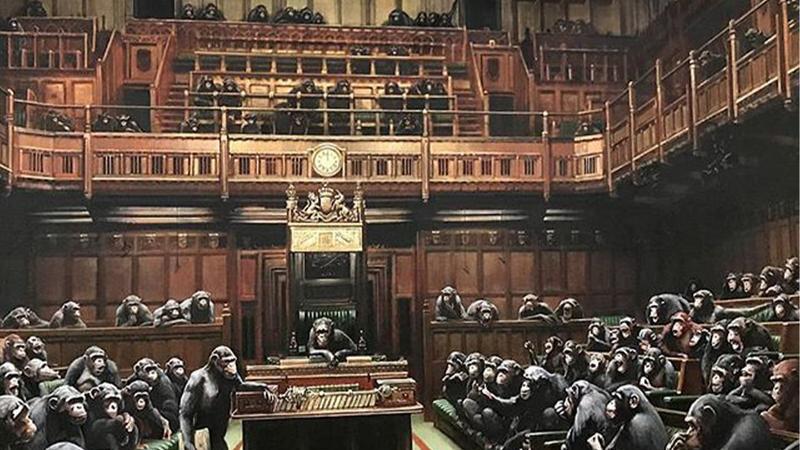 Bansky, Parlament der Affen