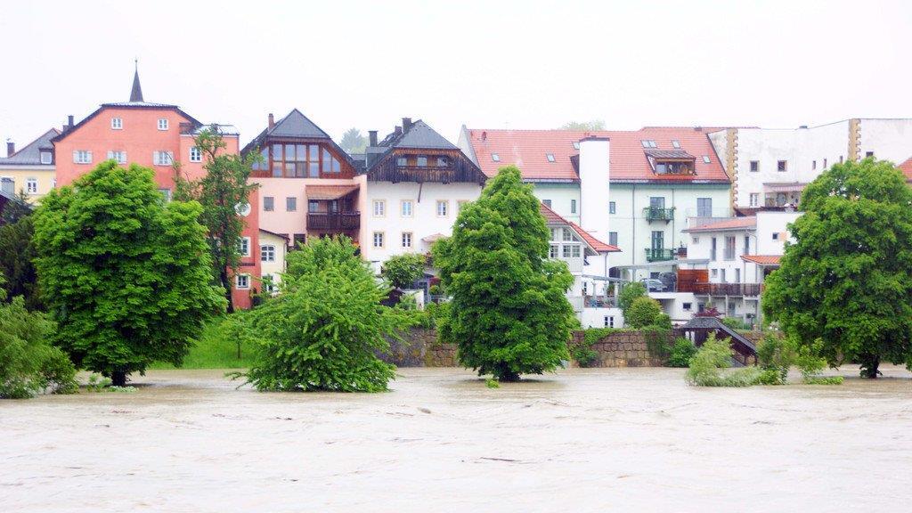 Hochwasser in Oberndorf