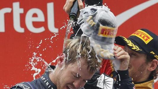 Formel 1: Vettel holte sich mit Sieg in Indien vierten WM-Titel