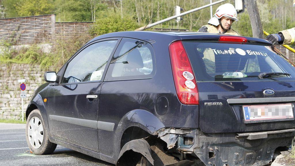 Spektakulärer Crash an MGC Kreuzung in Bergheim