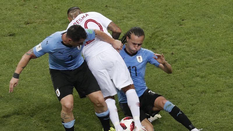 Fußball-WM: Uruguay - Portugal 2:1