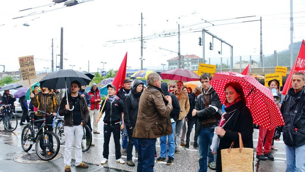 Protestmarsch in Salzburg II
