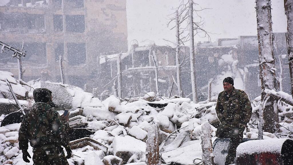 Der Krieg in Syrien - hier das verschneite Aleppo - forderte die meisten Opfer.