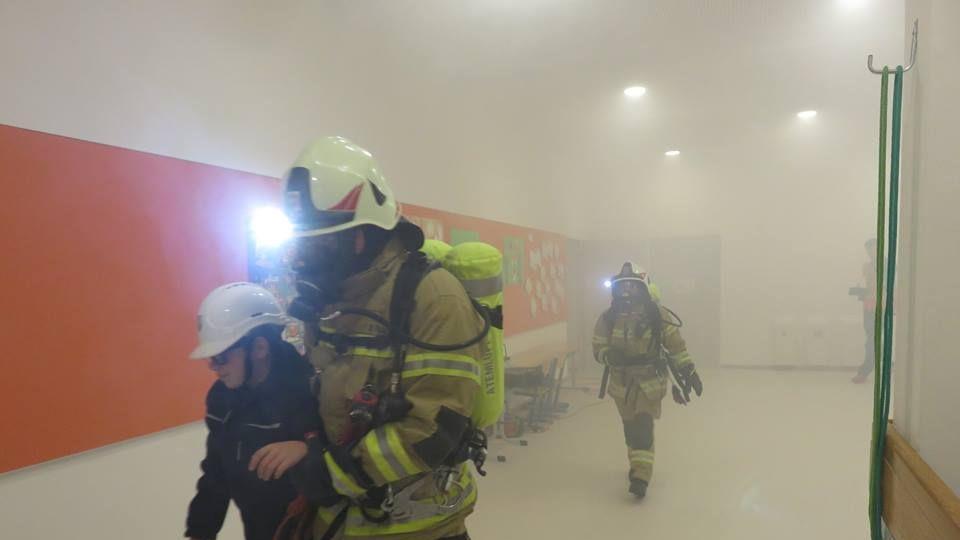 Herbstübung der Feuerwehr Schwarzach