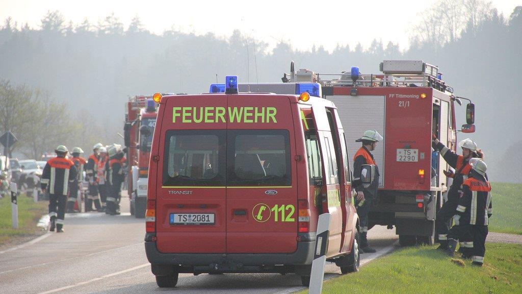 Drei Schwerverletzte in Tittmoning