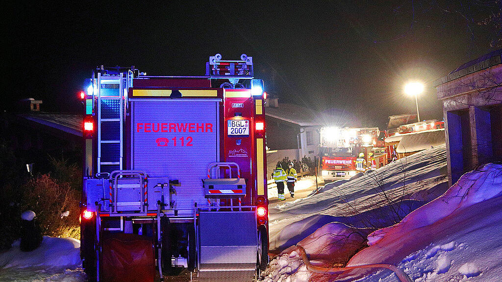 Brand in Marktschellenberg