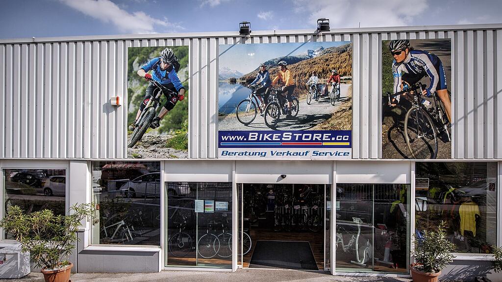 Der Bikestore in Wien Nord.