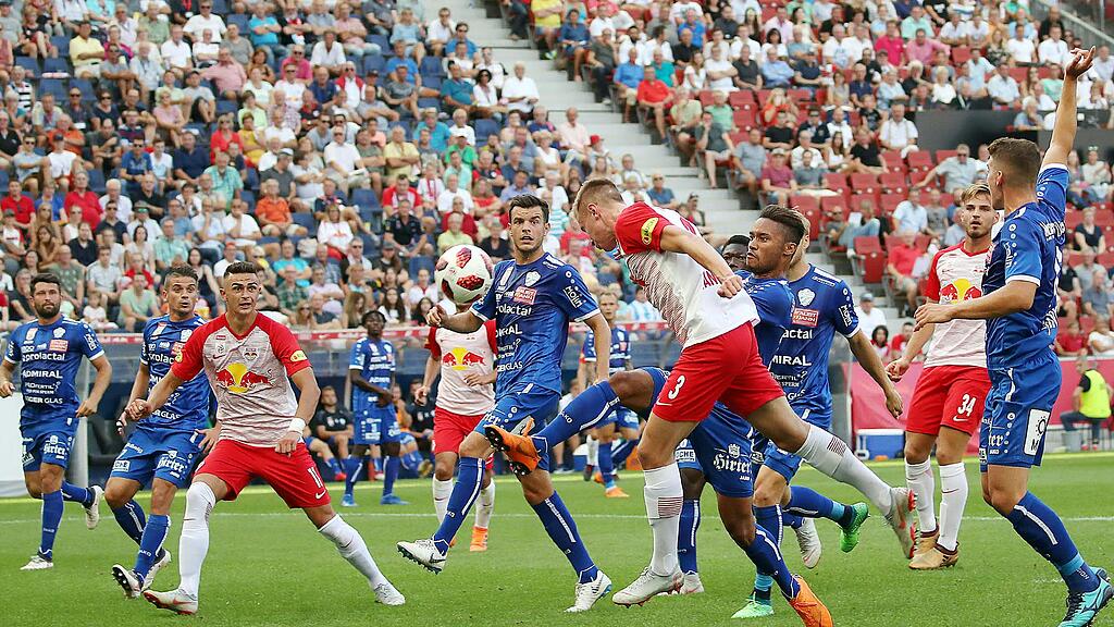 Die Salzburger gewinnen daheim souverän gegen Hartberg.