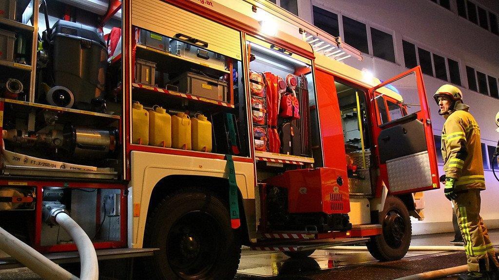 Brand bei Salzburg Schokolade in Grödig, I