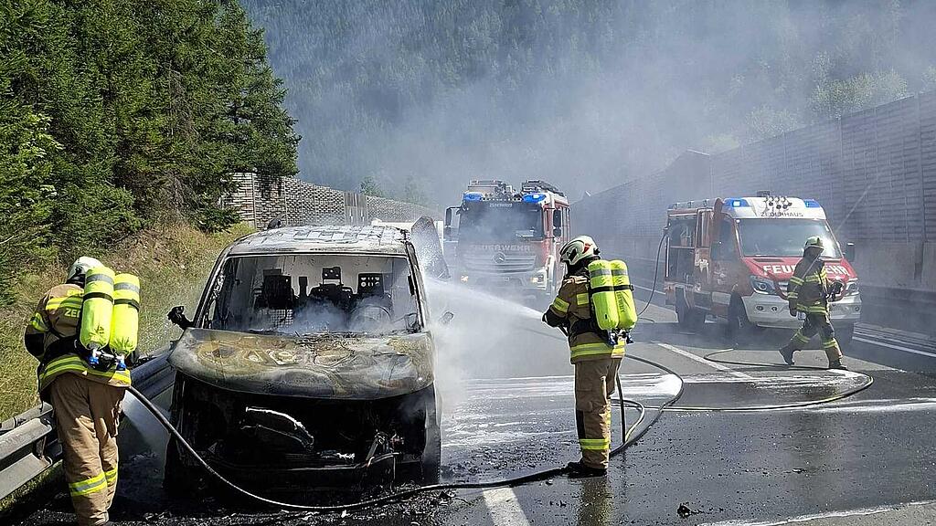 Pkw-Brand A10 Zederhaus