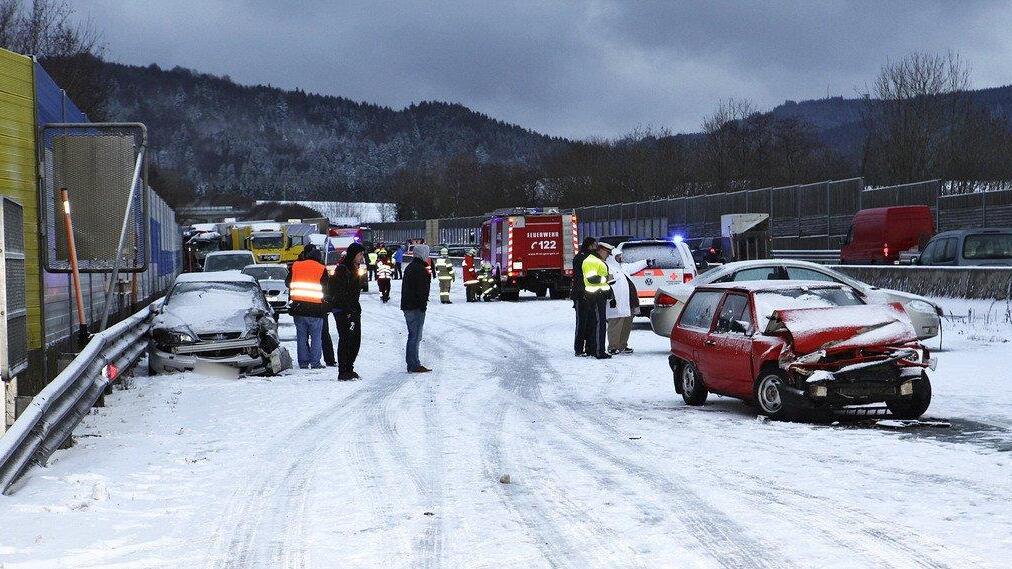 Massenkarambolage auf A1