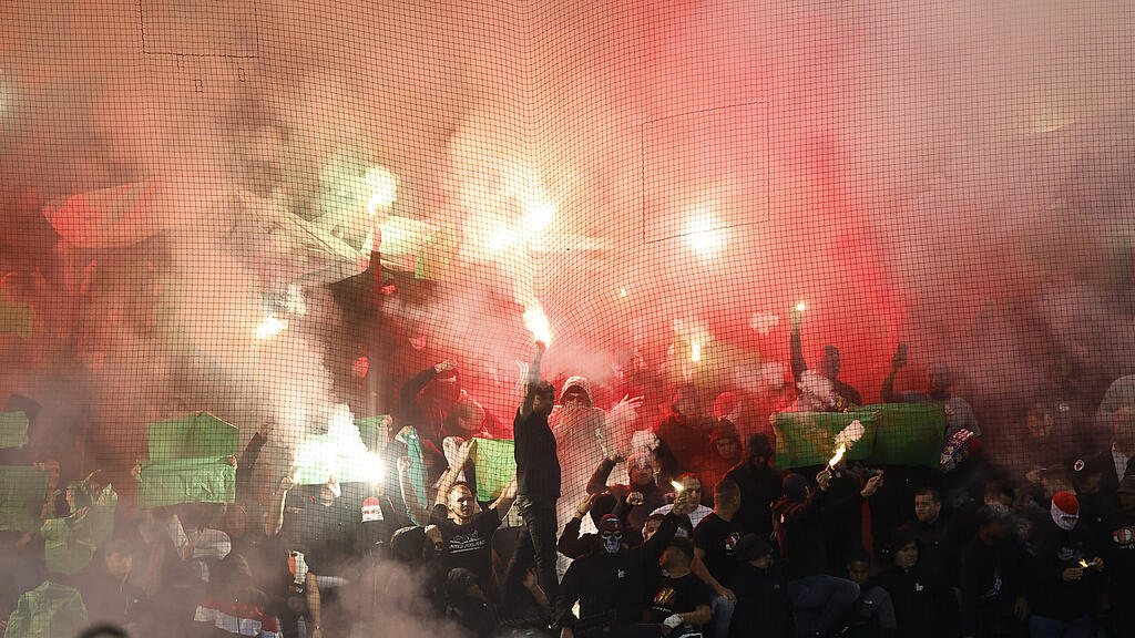 Ausschreitungen bei Sturm-Sieg gegen Feyenoord