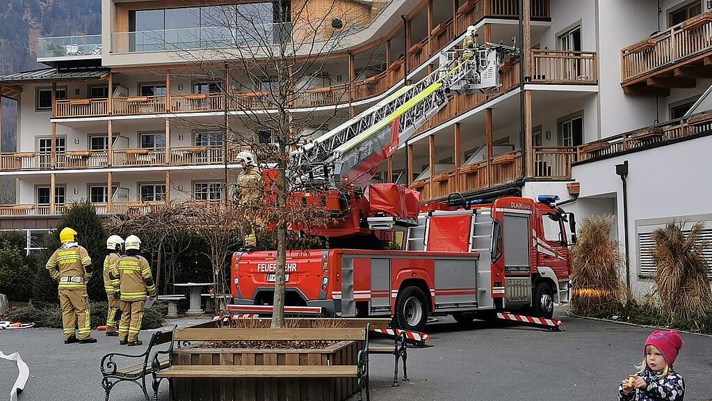 Einsatzübung Saalachtaler Feuerwehren