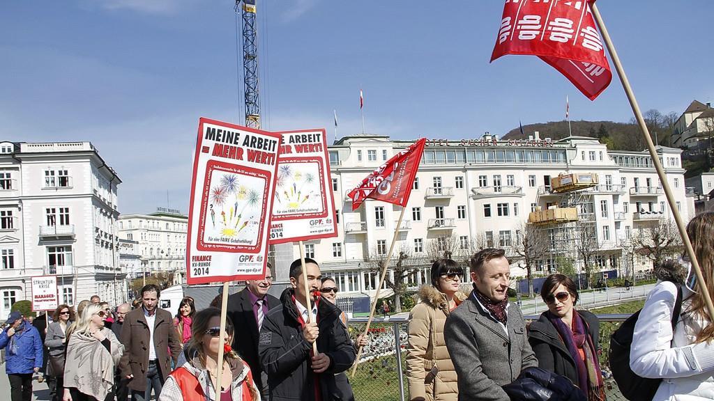 Demo der Bankangestellten I
