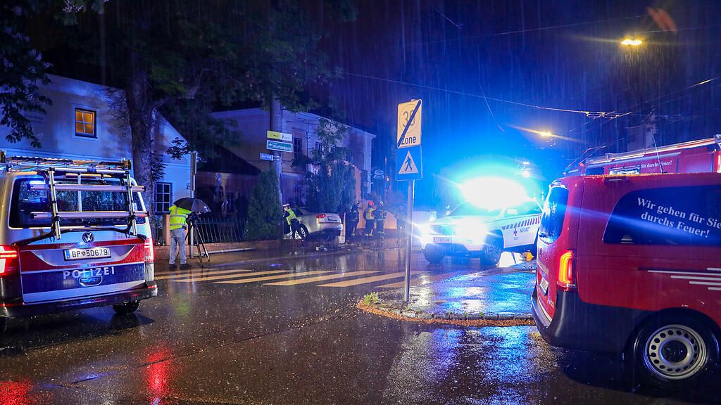 Pkw-Crash in Salzburger Neutorstraße
