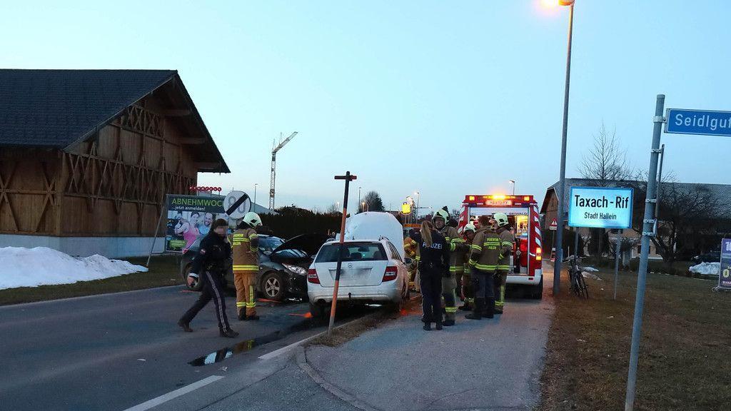 Verkehrsunfall auf B159 bei Rif