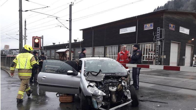 Zug contra Pkw, Zell am See